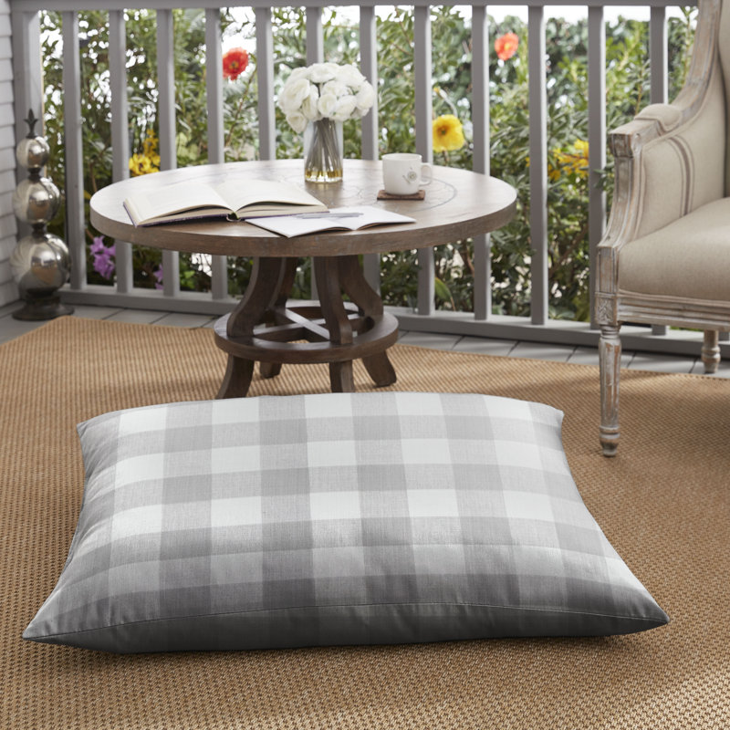 August Grove® Welles Indoor/Outdoor Floor Pillow & Reviews Wayfair